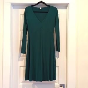 Emerald Green Midi Dress